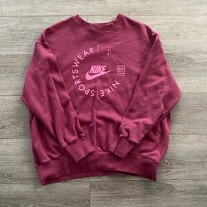 Nike Women’s Burgundy Crewneck